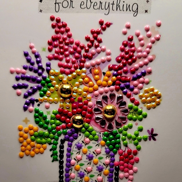 Floral Thank You For Everything Card - Picture 9 of 10